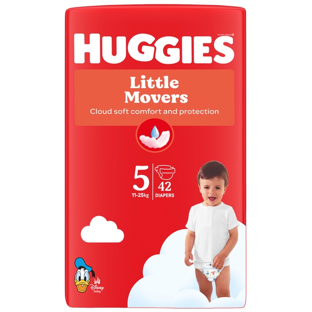 HUGGIES Plenky Little Movers Jumbo 5 (42)