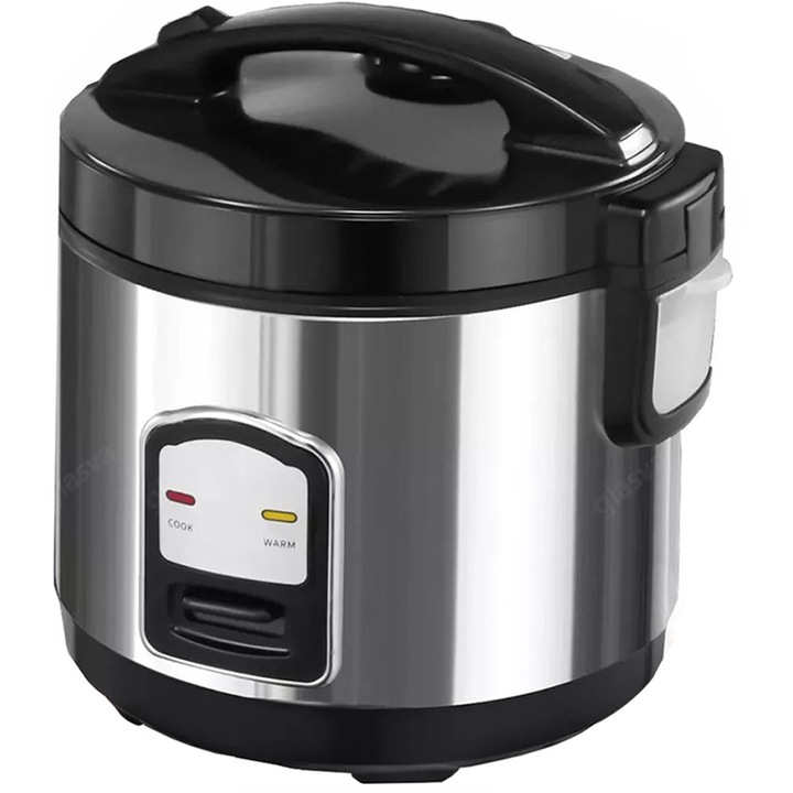 HRNEC NA VAŘENÍ RÝŽE ZELENINY RÝŽOVAR PARNÍ HRNEC RICE COOKER 2L ELEKTRICKÝ