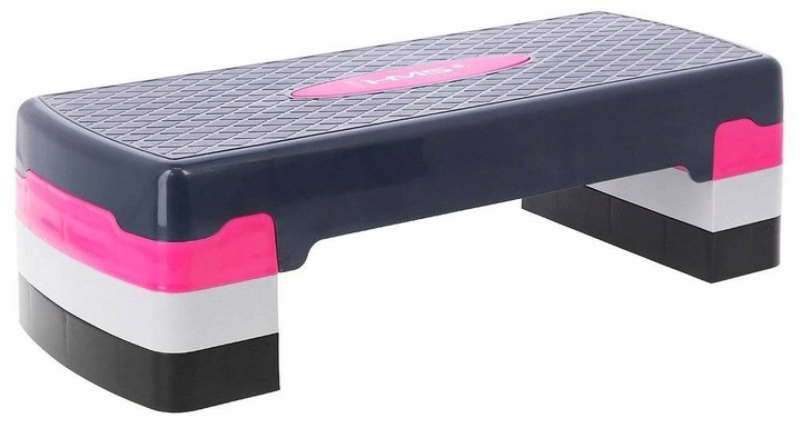 HMS Protiskluzový krok pro cvičení aerobiku Fitness Třístupňový