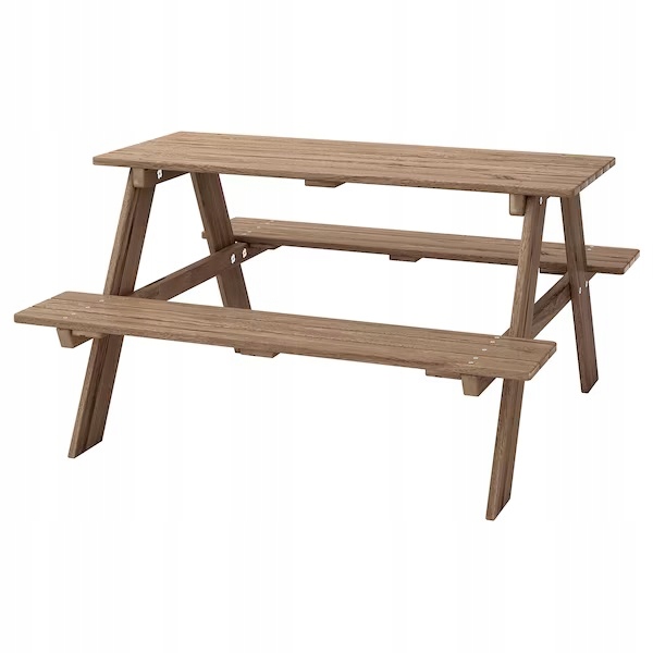 IKEA RESO Zahradní lavice pro děti, světle hnědá