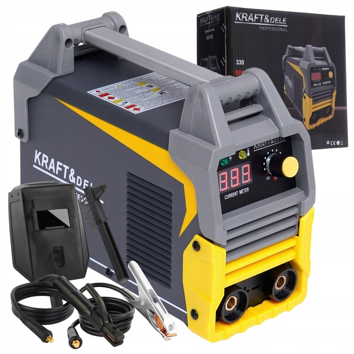 Invertorová svářečka 330A MMA LCD Kraft&Dele KD1826
