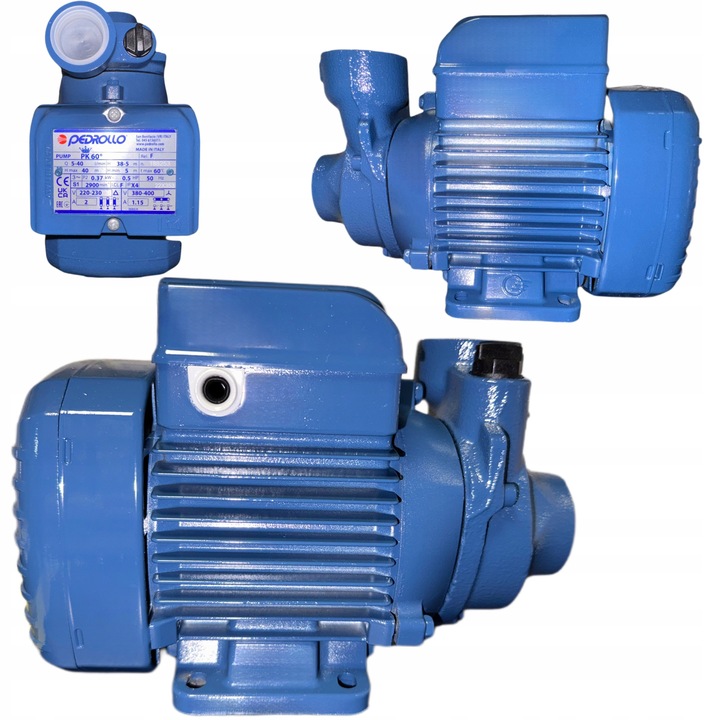 ITALSKÉ POVRCHOVÉ ČERPADLO PEDROLLO PK60 370W VÝKONNÉ 2400 L/H VÝKONNÉ