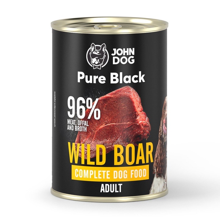 JOHN DOG krmivo MOKRÉ PRO PSA PURE BLACK DIVOČÁK