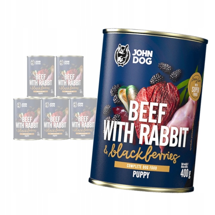 John Dog Štěně KRÁLOVSTVÍ JEŽÍNY 6x 400g SLEVA