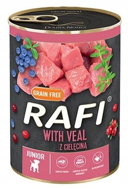 JUNIOR 400G - Rafi telecí paštika, žur. a bor.