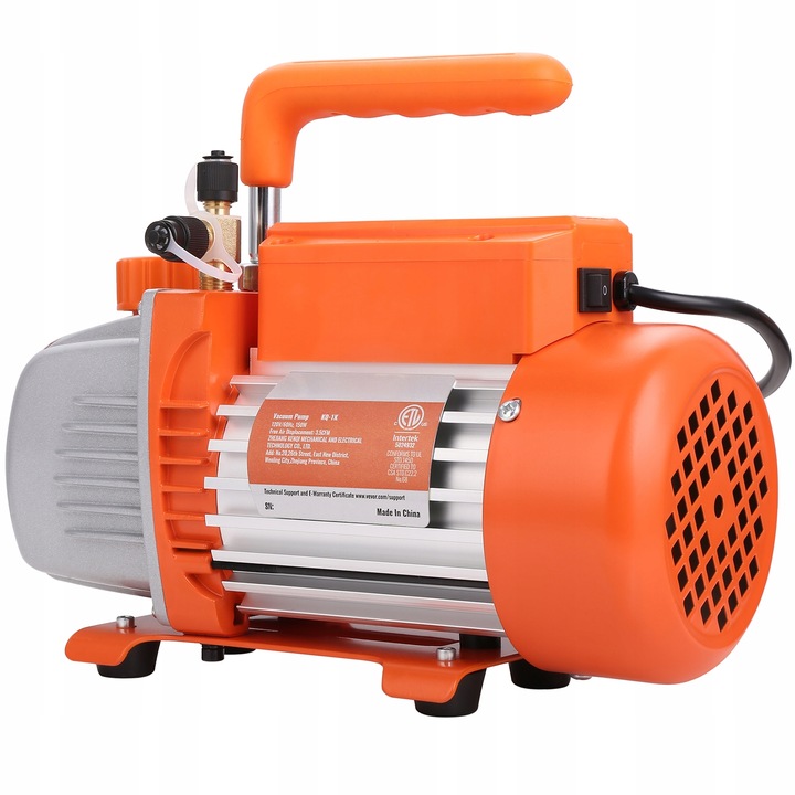 Jednostupňová vakuová pumpa 3.5CFM 150W 100 l/min 1440 ot./min, připojení 0,64 cm
