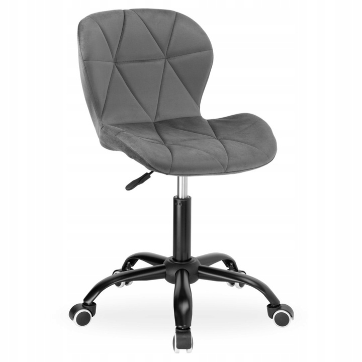 Kancelářské křeslo na kolečkách Spiner Black grafitový velvet 066814MG Křeslo