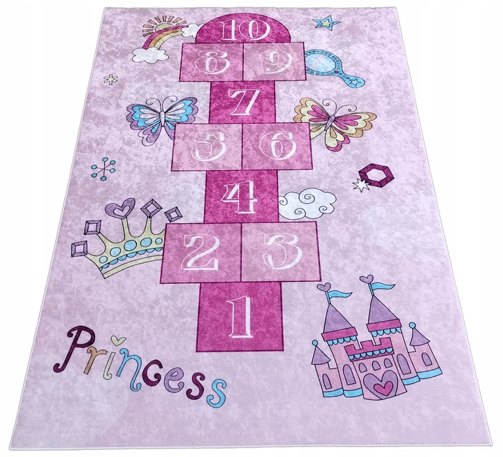 KOBEREC 80x120 PROTISKLUZOVÝ RŮŽOVÝ PRO DĚTI DĚTSKÉ TŘÍDY DÍVKA