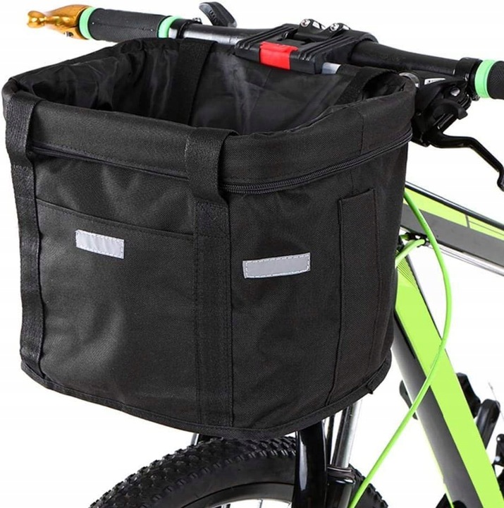 KOŠÍK NA ŘÍDÍTKA PRO KOLO + TAŠKA 10 L SLEVA