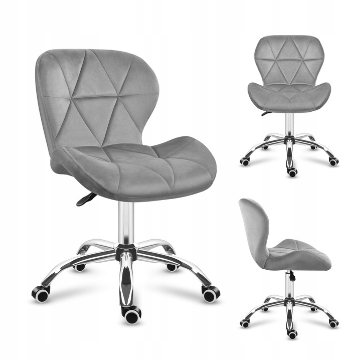 Kancelářská otočná ŽIDLE čalouněná VELUREM, nastavitelná Mark Adler Future 3.0 křesla k pc