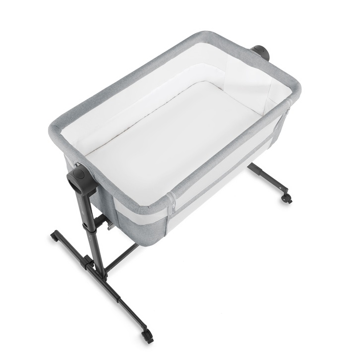 Kinderkraft Dětská postýlka NESTE UP 2 light grey