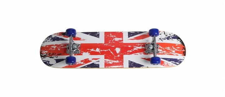KLASICKÝ SKATEBOARD UNION JACK, VELKÝ, SUPER SILNÝ!!!
