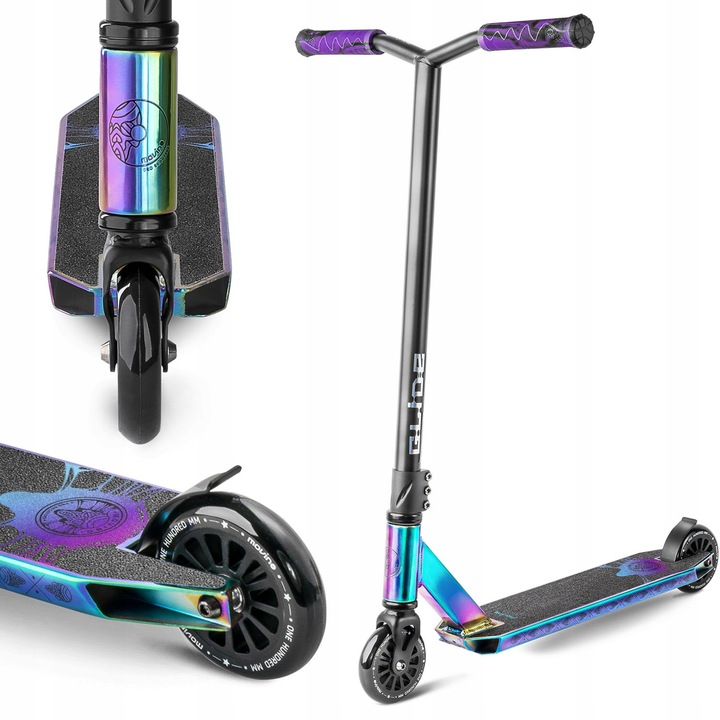 Koloběžka freestyle Movino Glide chrome vícebarevná