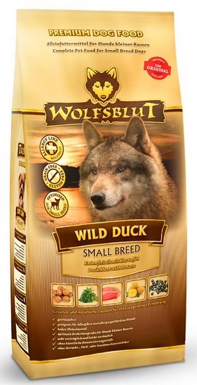 Krmivo pro psy Wolfsblut Dog Wild Duck Small - kachna a batáty 7,5 kg