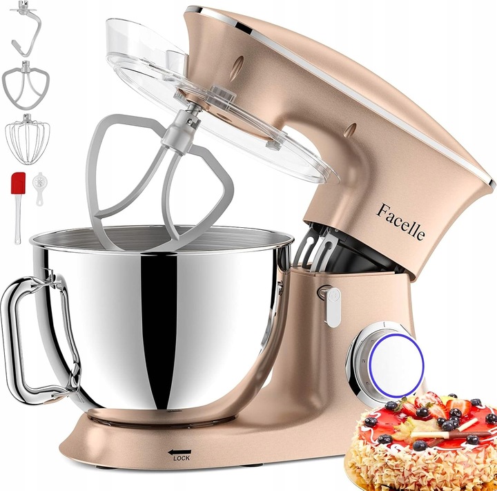 Kuchyňský robot Facelle SM-1554 1500 W šedý