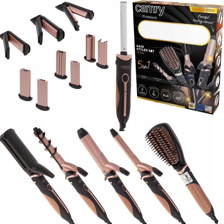 Kulma na vlasy s vlnkovaným efektem Camry CR2024