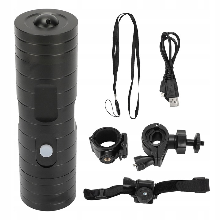 KAMERA FULL HD 1080P NA HELMU, LYŽOVÁNÍ NA KOLE, 8MP