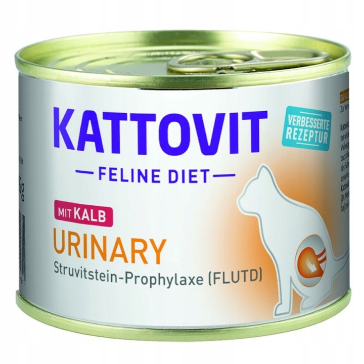 Kattovit Urinary pro kočky telecí maso 185 g