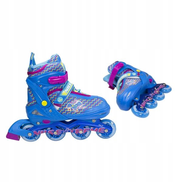 Kolečkové Brusle Nils Extreme LED velikost 38-41 modré