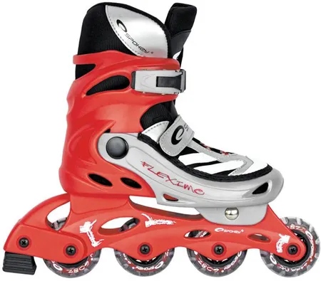 Kolečkové Brusle SPOKEY FLEXIMO vel. 31-34 červené