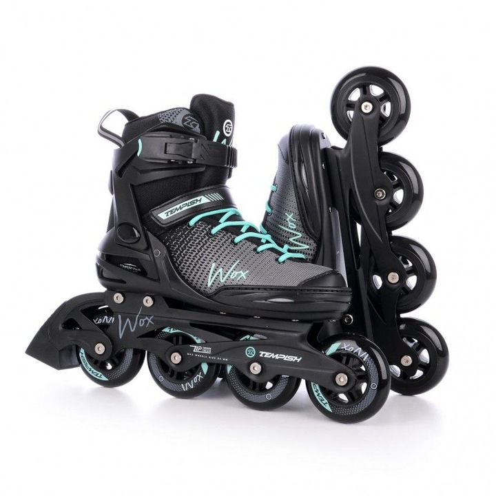 Kolečkové brusle tempish Wox dámské fitness ABEC 7 TurQ