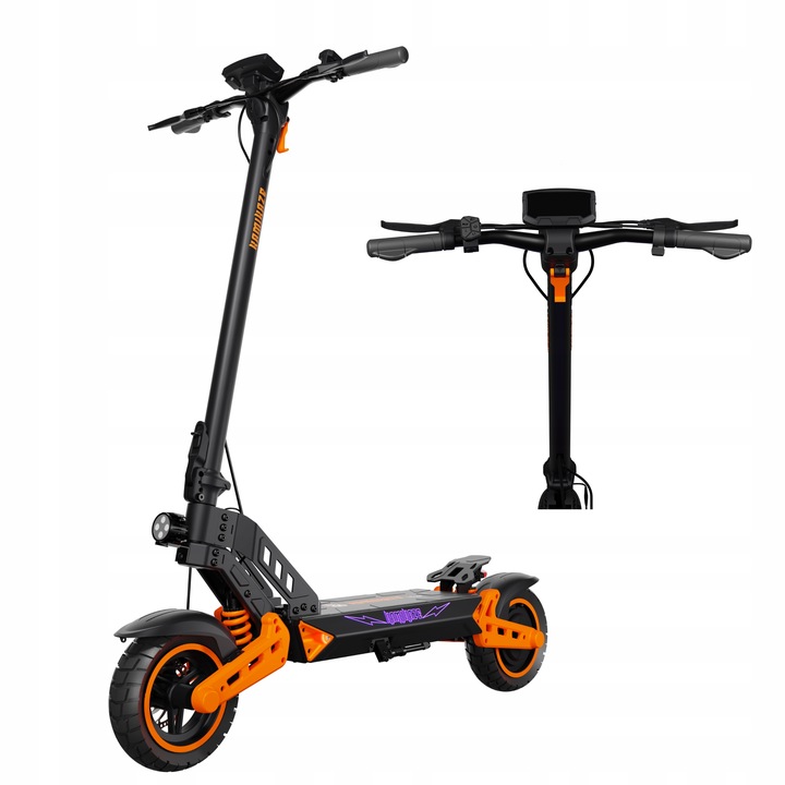 Koloběžka K1 Lite Kamikaze 800 W, baterie 13,5 Ah, kola 10", 48 V