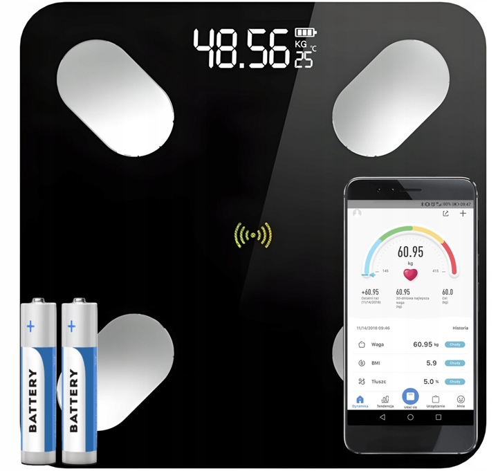 Koupelnová váha MFC KOUPELNOVÁ VÁHA 180 kg SMART BLUETOOTH