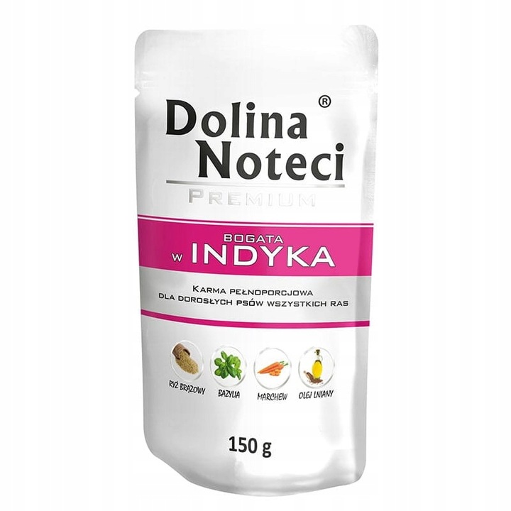 Krmivo pro psy KRŮTA sáček Dolina Noteci PREMIUM bohatý na 150 g