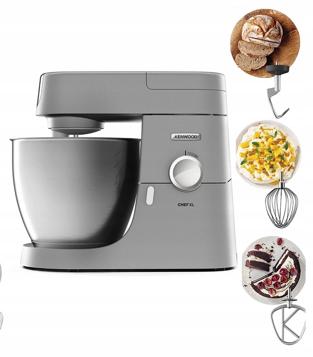 Kuchyňský robot Kenwood KVL CHEF XL 1200 W stříbrný/šedý