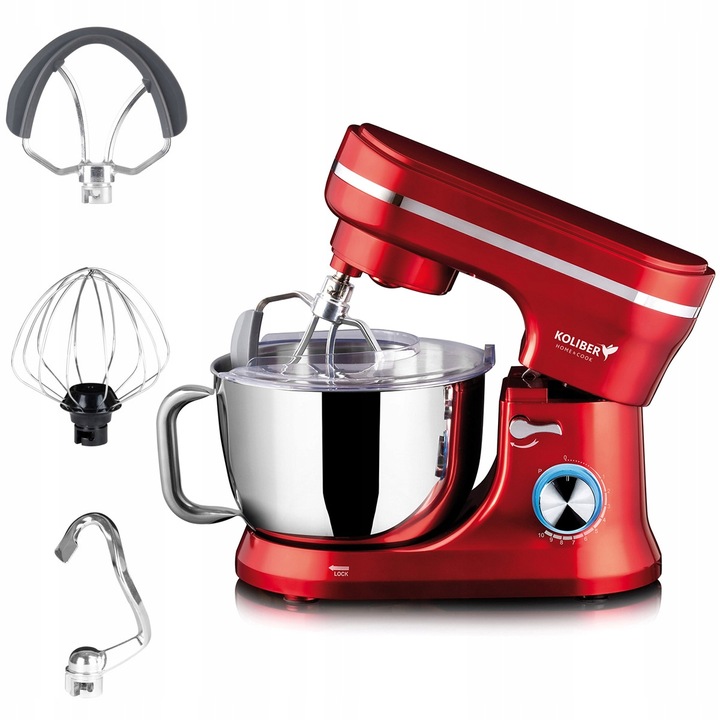 Kuchyňský robot Koliber Robomax X-2400-W 1300 W červený