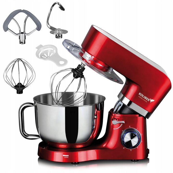 Kuchyňský robot Koliber Robomax X-3200-W 2000 W červený