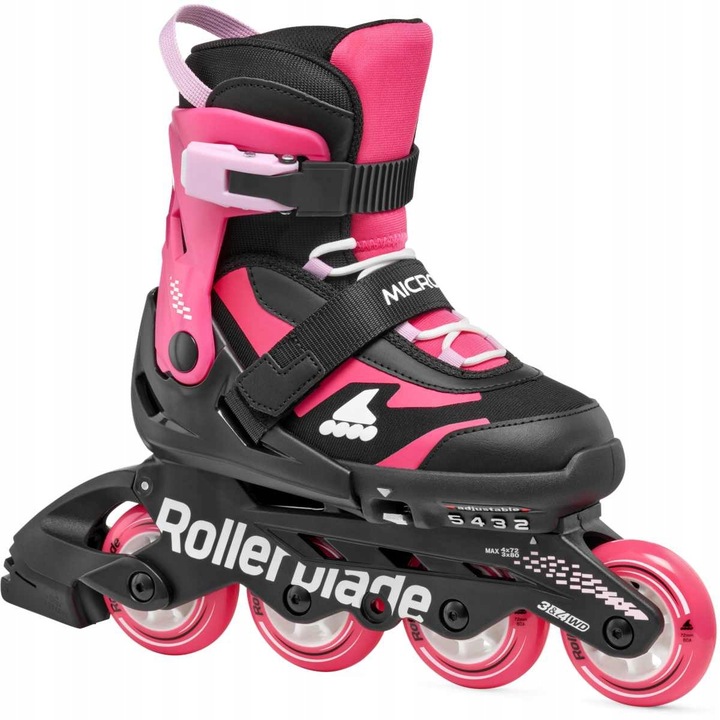 Kolečkové Brusle Rollerblade Microblade Black Pink 36,5-40,5