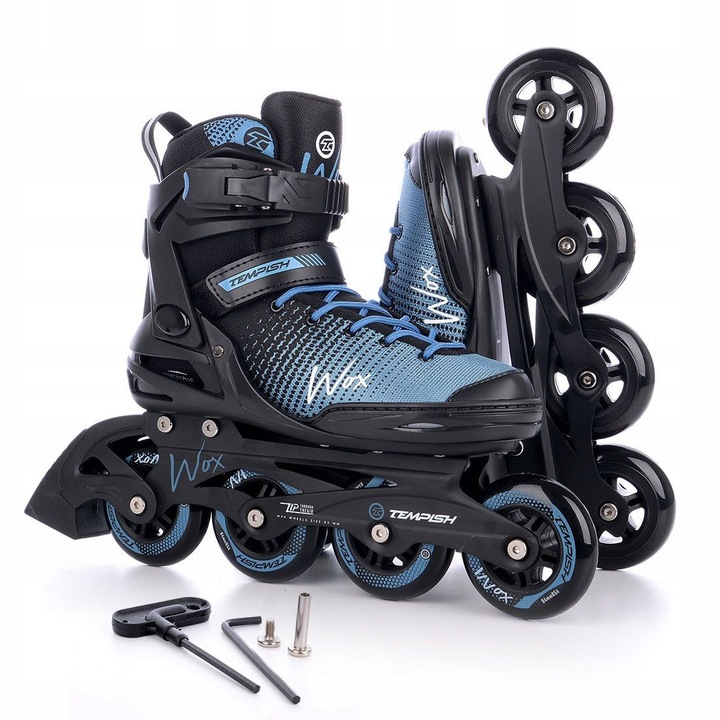 Kolečkové brusle tempish Wox klasické fitness ABEC 7 Blu 42