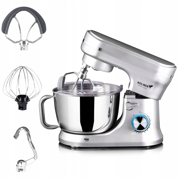 Kuchyňský robot Koliber Robomax X-2400-W 1300 W stříbrno-šedý