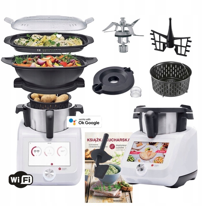 Kuchyňský robot SilverCrest KUCHYŇSKÝ ROBOT LIDLOMIX 1200 W bílý