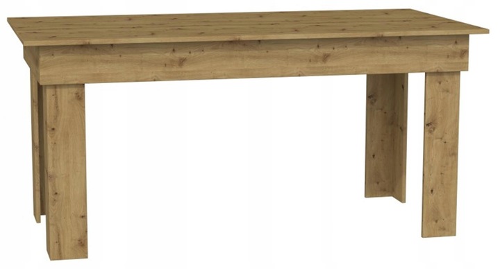 Kuchyňský stůl TopEshop obdélníkový dub artisan 80 x 160 x 75 cm