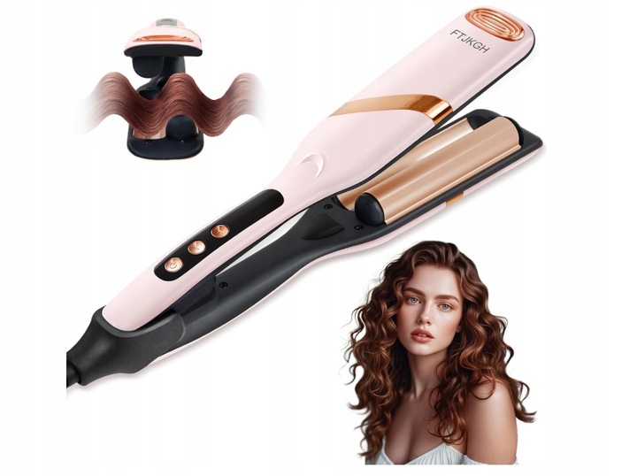 Kulma na velké vlny a lokny 32 mm, rychlé předehřívání, 5 teplot LED