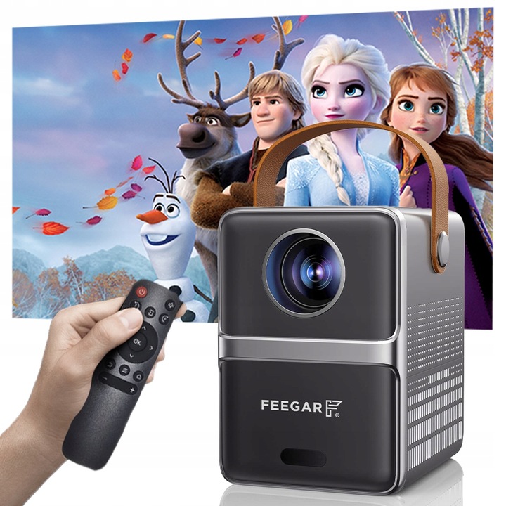 LED Projektor Feegar Show stříbrný