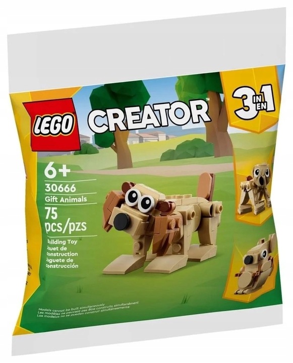 LEGO CREATOR 30666 Dárková zvířátka sáček 3v1