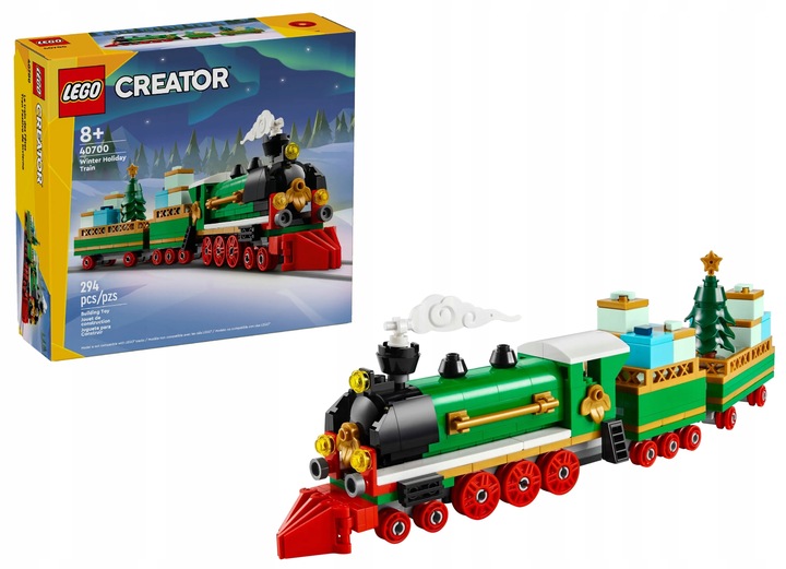 Lego Creator Zimní vlak 40700 Limited Edition Vlak se dvěma vagónky VÝPRODEJ