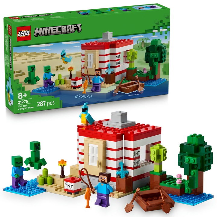 LEGO Minecraft 21275 TNT dům v džungli nejlevnější