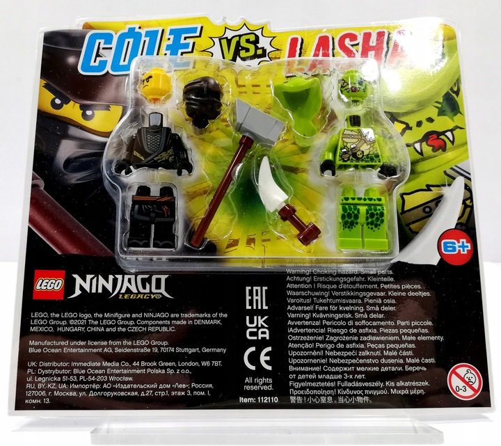 LEGO NINJAGO COLE VS. LASHA 112110 BLISTR