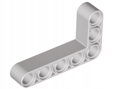 LEGO NOVÉ rameno Light Bluish Gray Technic Liftarm Thick L-Shape 3x5 32526