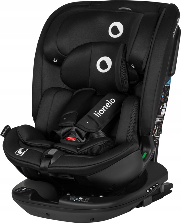 LIONELO Autosedačka Bastiaan RWF i-Size 40-150 cm, Black Carbon