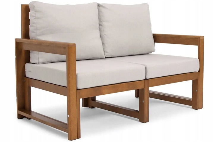 Lavička s opěradlem z plast 127 x 68 cm