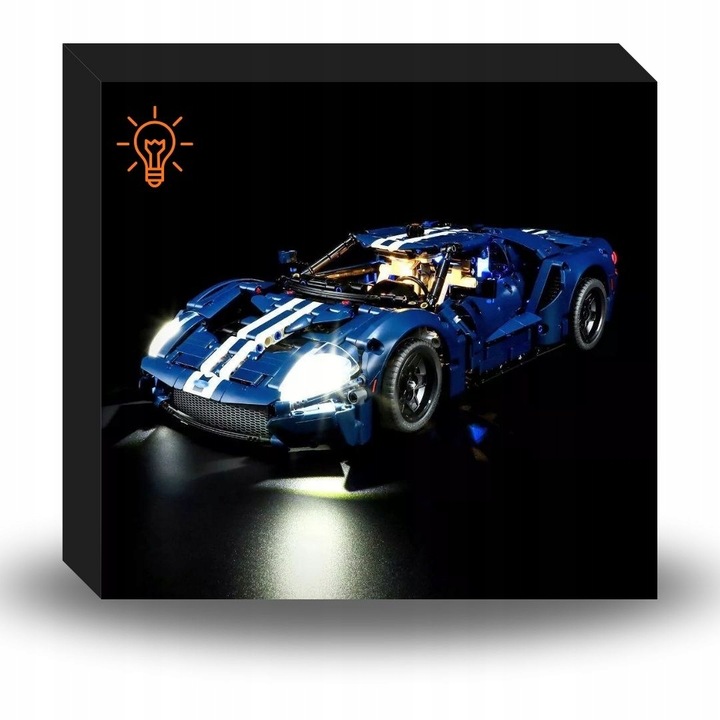LED OSVĚTLENÍ pro LEGO Ford GT 42154 Technic (BEZ LEGO)
