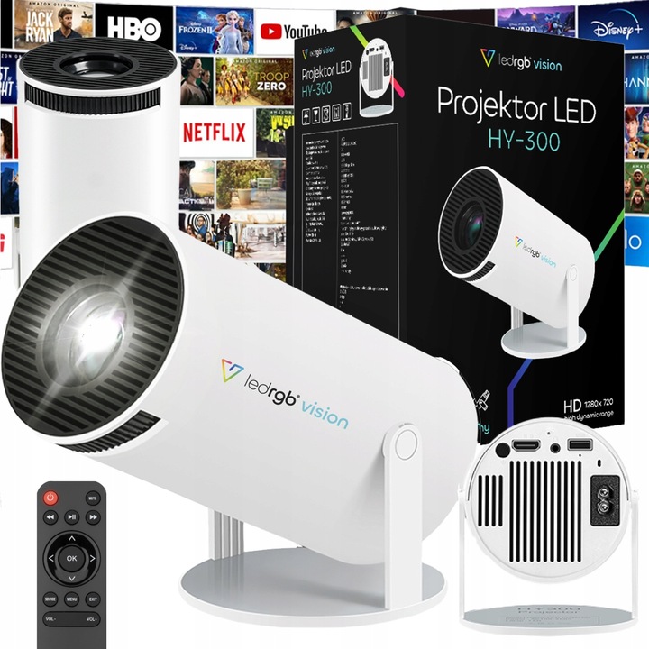 LED projektor LEDRGB VISION PRO 120A bílý