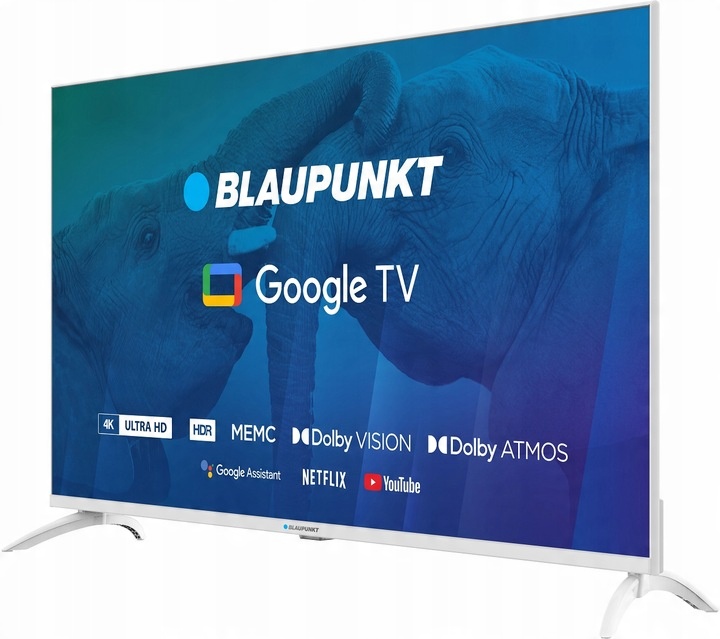 LED televize Blaupunkt 43UBG6010S 43" 4K UHD bílá