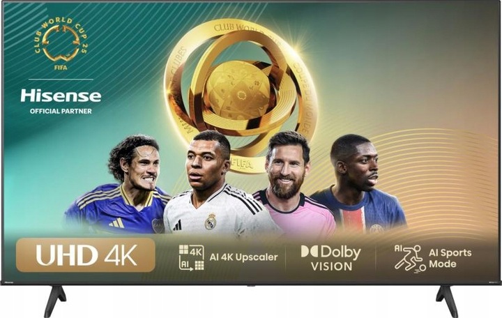 LED televize Hisense 43E6NT 43" 4K UHD černá