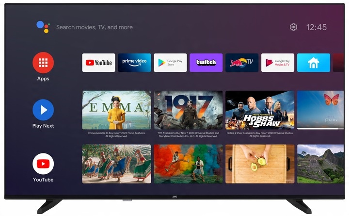 LED televize JVC LT-55VA3335 55" 4K UHD černá